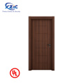 Interior hotel fire door Popular modern design of fire proof wooden front door